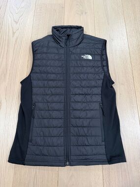 The North Face Men's Black Quilted Hybrid Vest Size Small